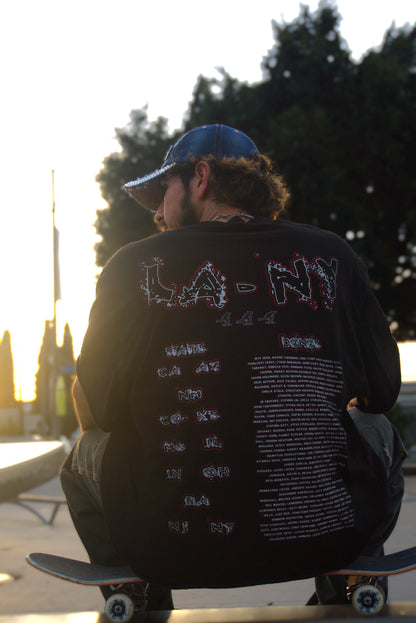 Skate Across America Tee - Black